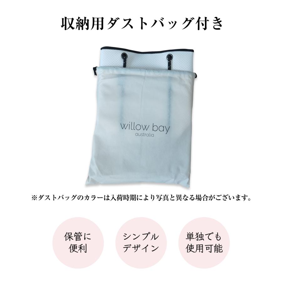 ウィローベイ ミニ willow bay 日本公式販売店 ネオプレン トートバッグ マグネット ボタン マザーズバッグ 洗える willowbay 送料無料 父の日｜import-freak｜12