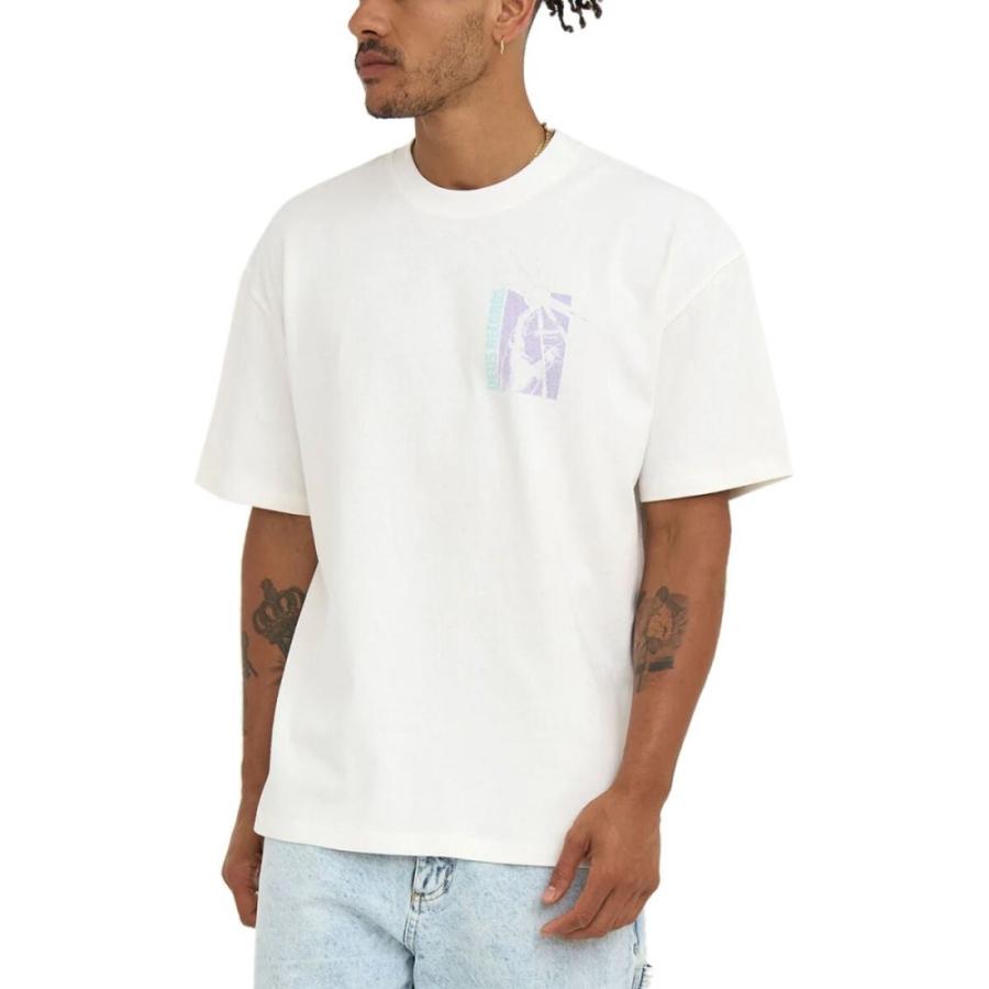 デウス エクス マキナ (Deus Ex Machina) メンズ Tシャツ トップス Time And Sound T-Shirt (Vintage White)｜import-garage｜02