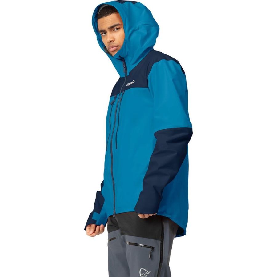 ノローナ (Norrona) メンズ ジャケット アウター Trollveggen Gore-Tex Pro Light Jacket (Hawaiian surf/Indigo Night)｜import-garage｜02