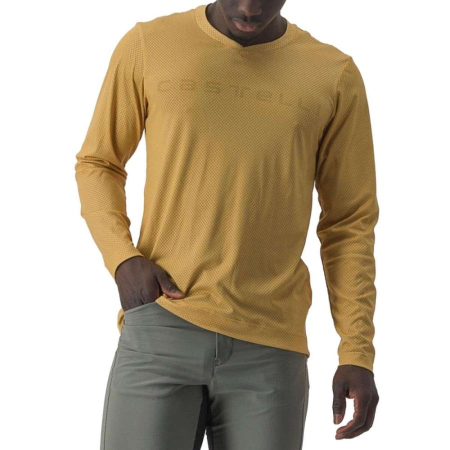 カステリ (Castelli) メンズ 自転車 トップス Trail Tech 2 Long-Sleeve T-Shirt (Honey)｜import-garage｜02