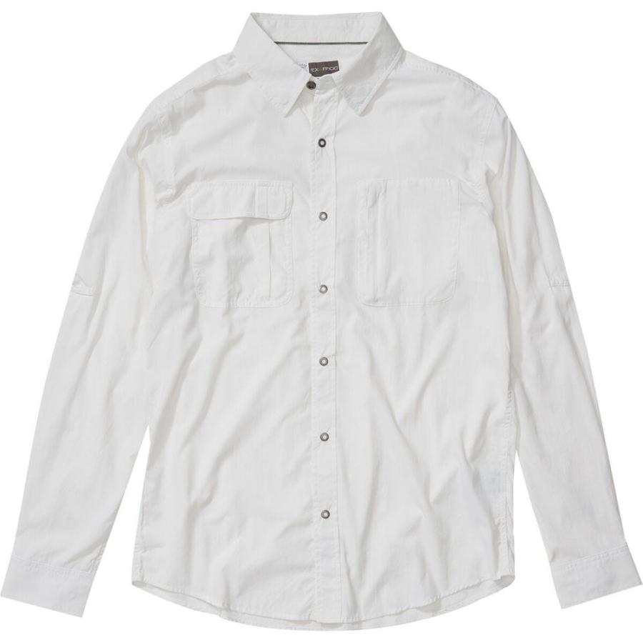 【限定最安値】 エクスオフィシオ (ExOfficio) メンズ シャツ トップス Bugsaway Halo Long-Sleeve Shirt (White)
