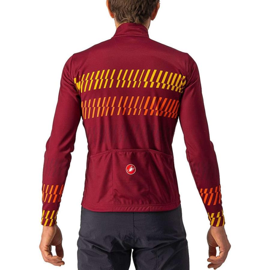 カステリ (Castelli) メンズ 自転車 トップス Unlimited Thermal Jersey (Bordeaux/Goldenrod/Orange)｜import-garage｜05