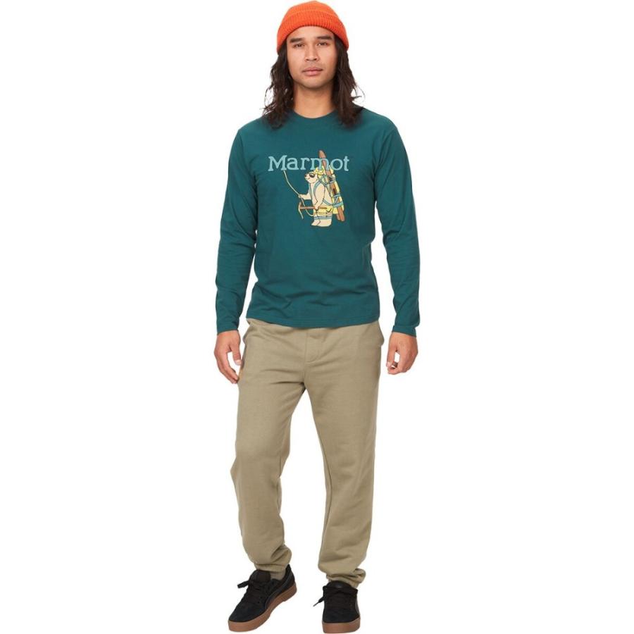 マーモット (Marmot) メンズ 長袖Tシャツ トップス Backcountry Marty Long-Sleeve T-Shirt (Dark Jungle)｜import-garage｜02