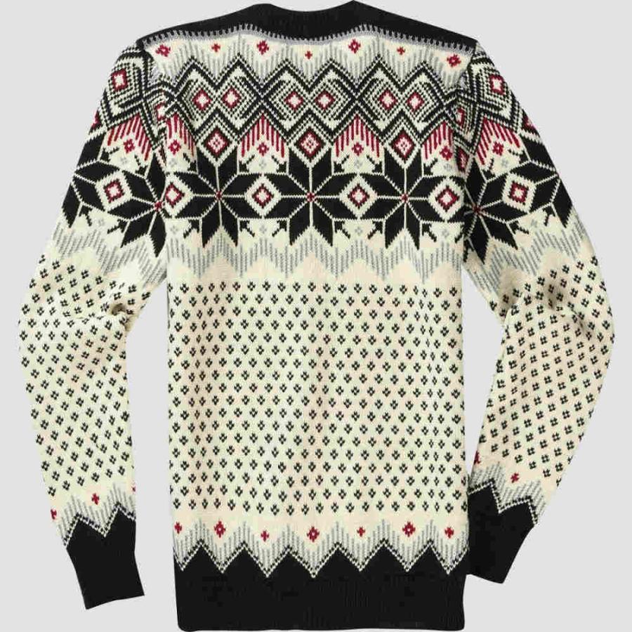 ダーレ オブ ノルウェイ (Dale of Norway) メンズ ニット・セーター トップス Vegard Sweater (Black/Off White/Redrose)｜import-garage｜04