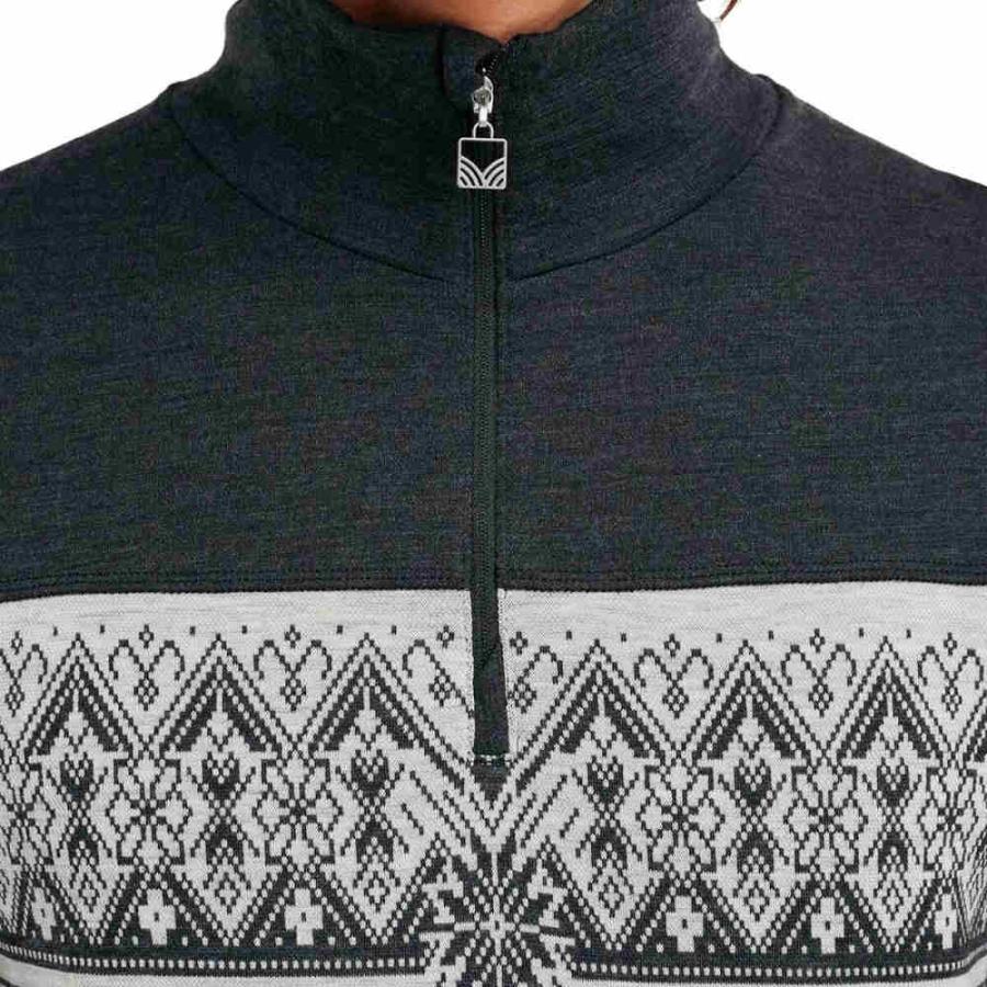 ダーレ オブ ノルウェイ (Dale of Norway) メンズ ニット・セーター トップス Moritz Basic Sweater (Dark Charcoal/Off White)｜import-garage｜03