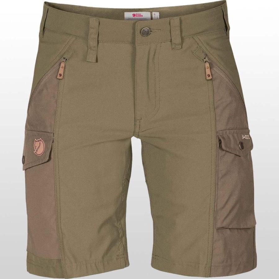 フェールラーベン (Fjallraven) レディース ハイキング・登山 ボトムス・パンツ Nikka Curved Short (Light Olive)｜import-garage｜04