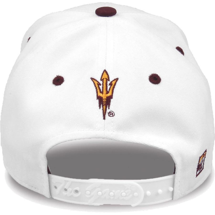 ザ ゲーム (The Game) メンズ キャップ 帽子 Arizona State Sun Devils White Bar Adjustable Hat｜import-garage｜02