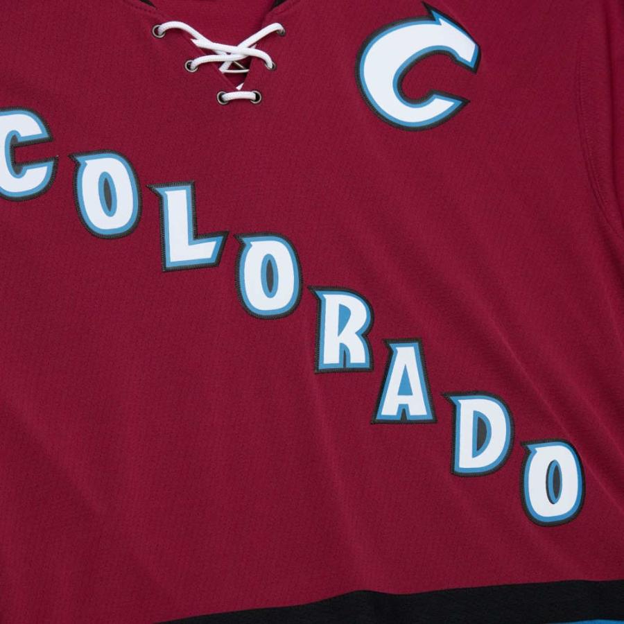 ミッチェル&ネス (Mitchell & Ness) メンズ トップス Adult Colorado Avalanche 2001 Joe Sakic #19 Vintage Replica Jersey｜import-garage｜04