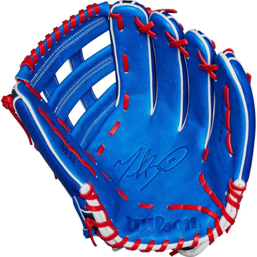 ウィルソン (Wilson) ユニセックス 野球 グローブ 12.5"" 1799 Mb50 A2K Superskin Series Mookie Betts Game Model Glove 2024 (Royal/Navy)｜import-garage｜04