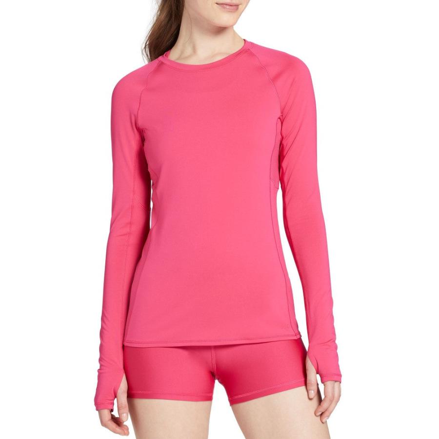 DSG レディース フィットネス・トレーニング トップス Compression Long Sleeve Shirt (Pink Spirit
