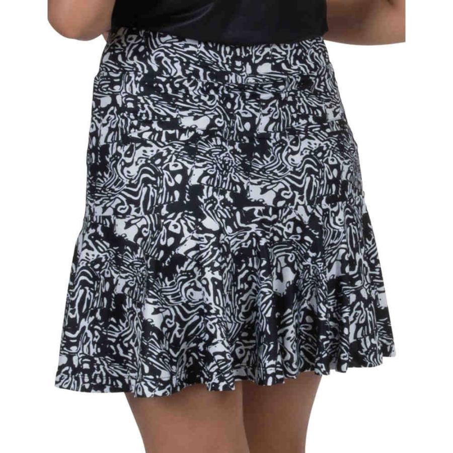 ナンシー ロペス (Nancy Lopez Golf) レディース ゴルフ ボトムス・パンツ Nancy Lopez Flip 18"" Golf Skort (Black Multi)｜import-garage｜02