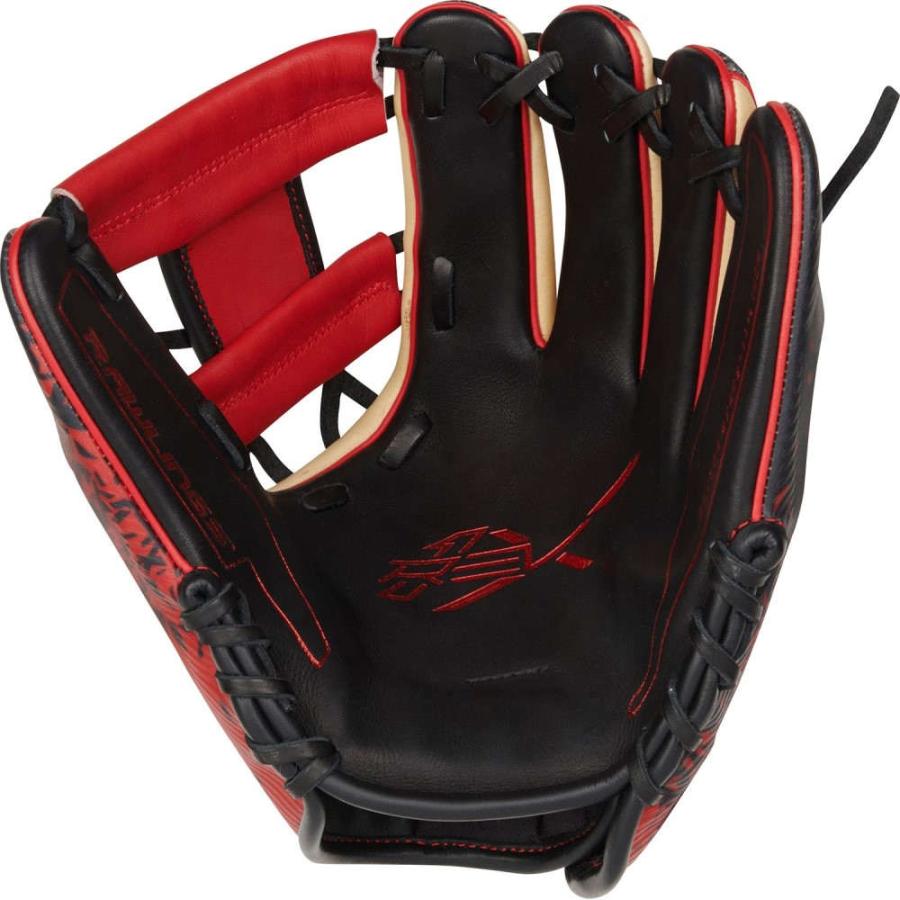 ローリングス (Rawlings) ユニセックス 野球 グローブ 11.5 Rev1X Series Glove 2024 (Red/Black)｜import-garage｜04