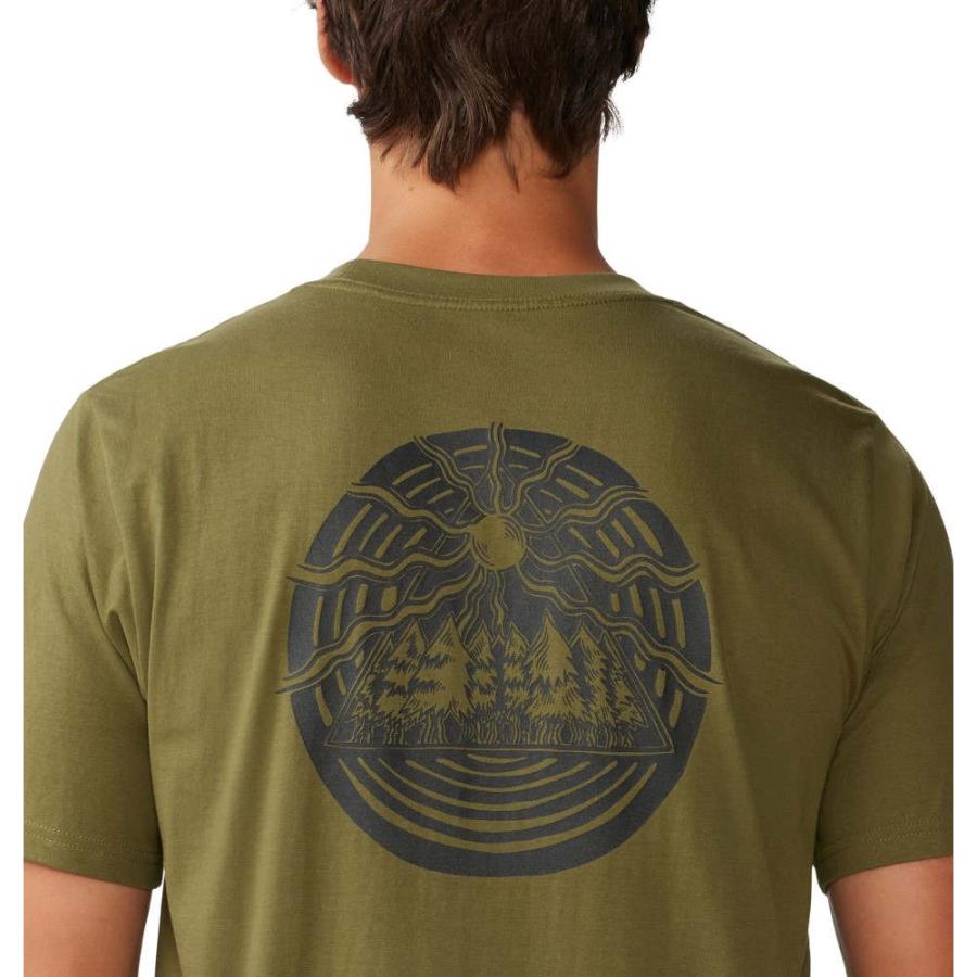 マウンテンハードウェア (Mountain Hardwear) メンズ Tシャツ トップス Forest Trip Ss Tee (Combat Green)｜import-garage｜05