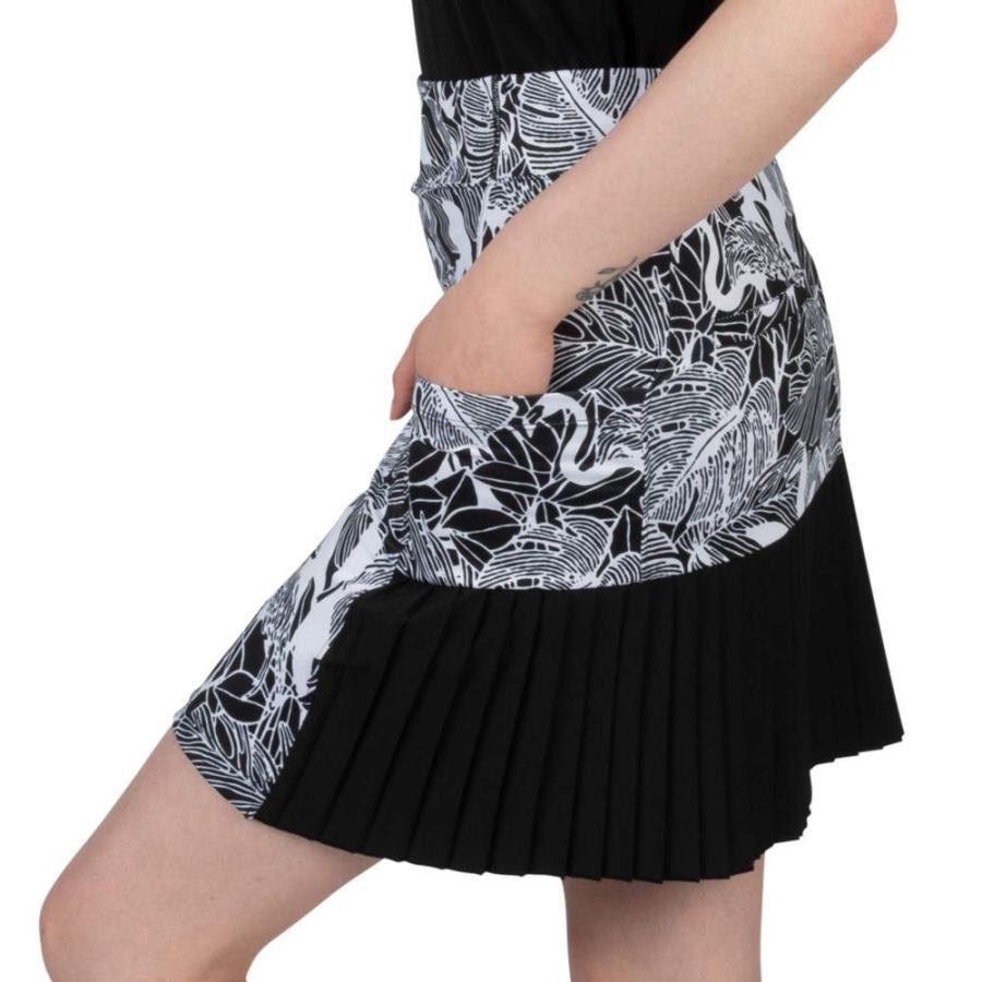 ナンシー ロペス (Nancy Lopez) レディース ゴルフ ボトムス・パンツ 18"" Flirty Golf Skort (Black Multi)｜import-garage｜03