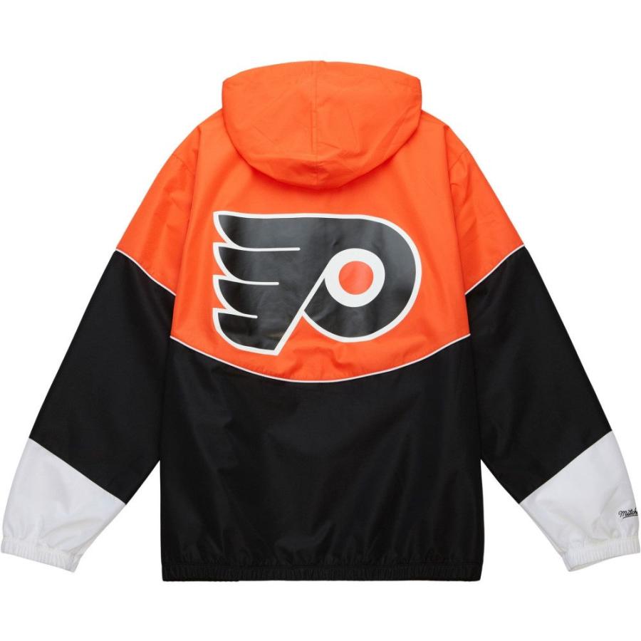 ミッチェル&ネス (Mitchell & Ness) メンズ ジャケット アウター Philadelphia Flyers Team Black Windbreaker Jacket｜import-garage｜02