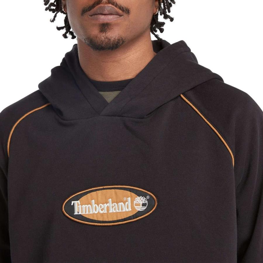 ティンバーランド (Timberland) メンズ パーカー トップス Oval Logo Hoodie (Black)｜import-garage｜04