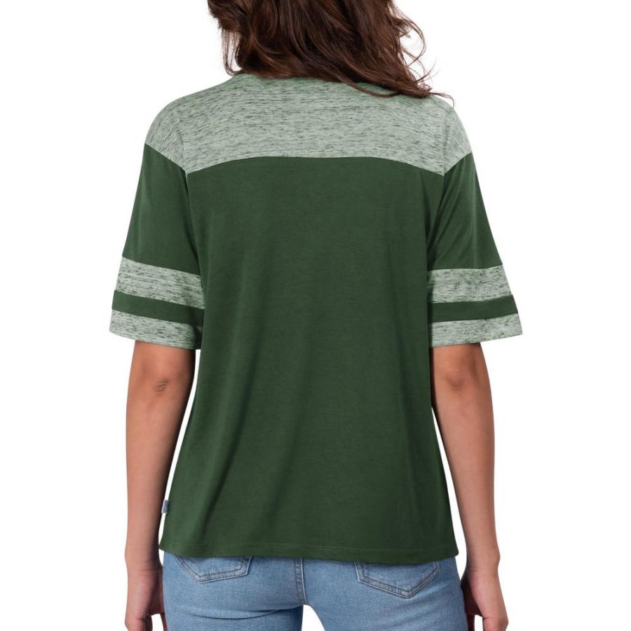 アリッサ ミラノ (Touch by Alyssa Milano) レディース Tシャツ トップス Michigan State Spartans Green All Star T-Shirt｜import-garage｜02