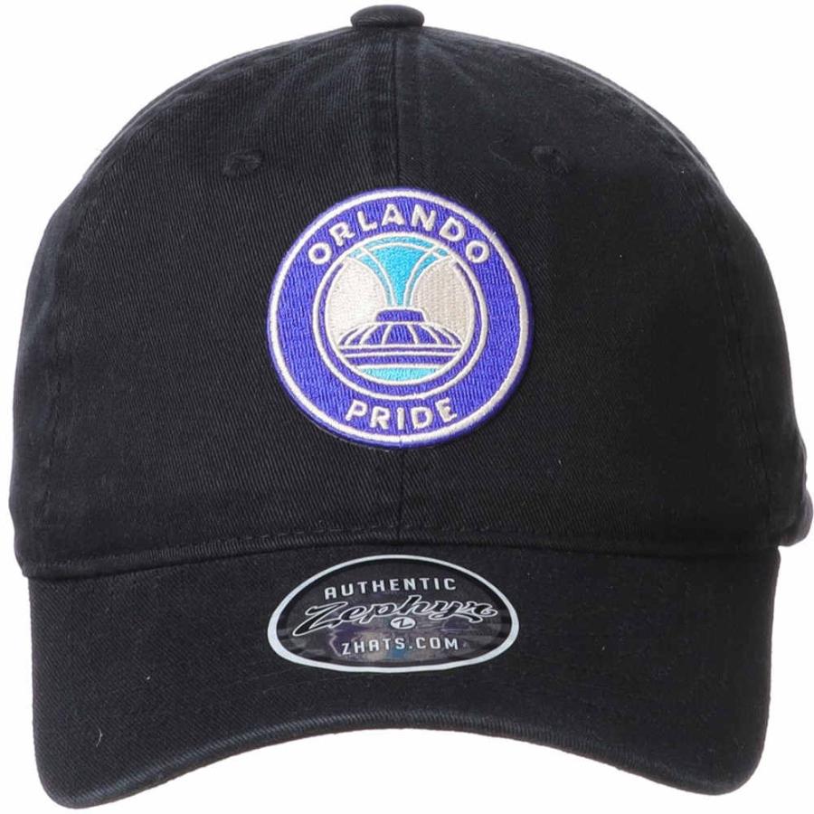 ゼファー (Zephyr) ユニセックス キャップ 帽子 Orlando Pride Team Black Adjustable Hat｜import-garage｜02