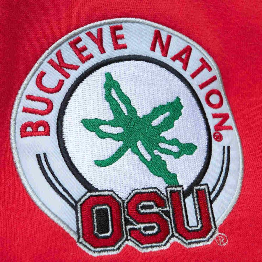 ミッチェル&ネス (Mitchell & Ness) メンズ スウェット・トレーナー Ohio State Buckeyes Black All-Over Crew Neck 3.0 Pullover Sweatshirt｜import-garage｜05
