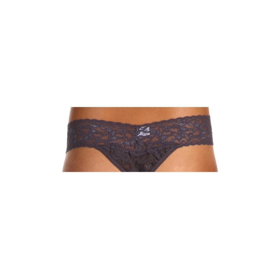 ハンキーパンキー (Hanky Panky) レディース ショーツのみ インナー・下着 Signature Lace Petite Thong (Granite)｜import-garage｜03