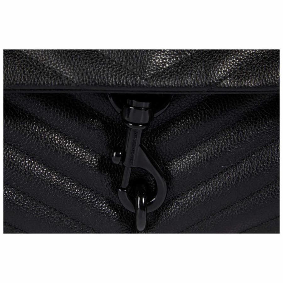 レベッカ ミンコフ (Rebecca Minkoff) レディース ショルダーバッグ バッグ Edie Flap Shoulder Bag (Black)｜import-garage｜04