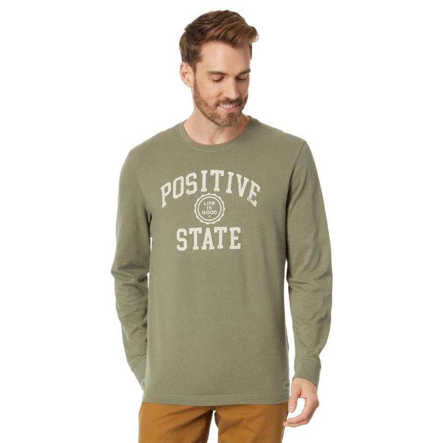 ライフイズグッド (Life is Good) メンズ 長袖Tシャツ トップス Positive State Long Sleeve