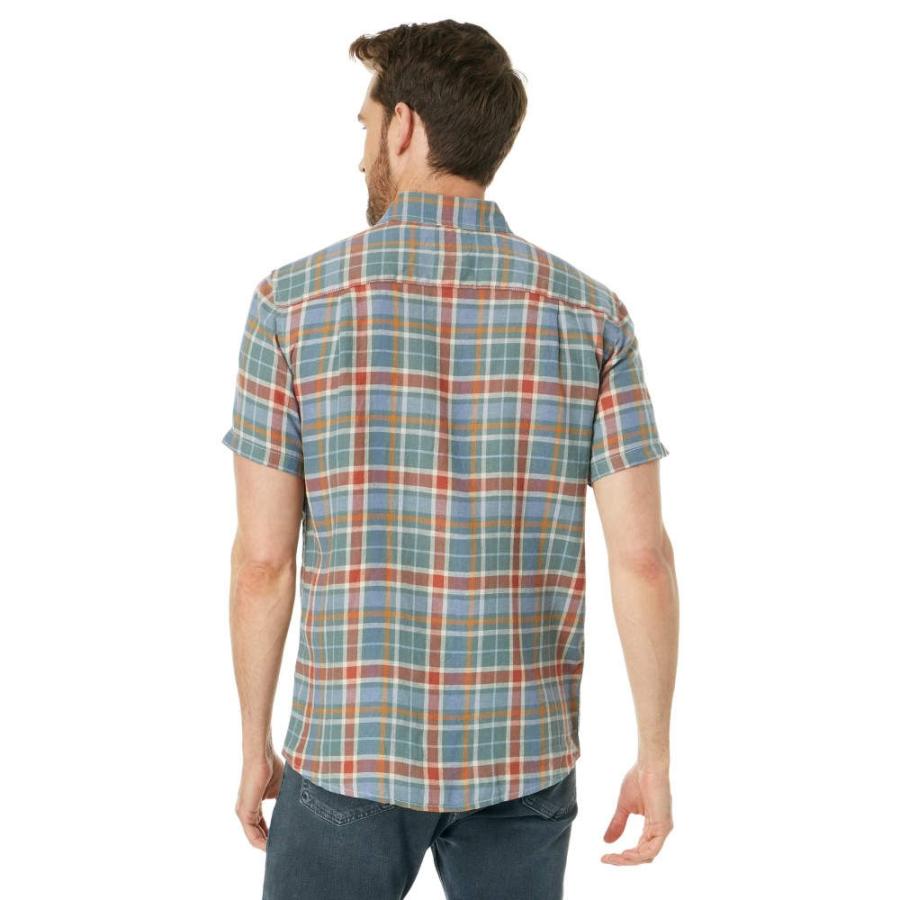 ペンドルトン (Pendleton) メンズ 半袖シャツ トップス Short Sleeve Dawson Linen Shirt (Green/Blue/Red Plaid)｜import-garage｜02