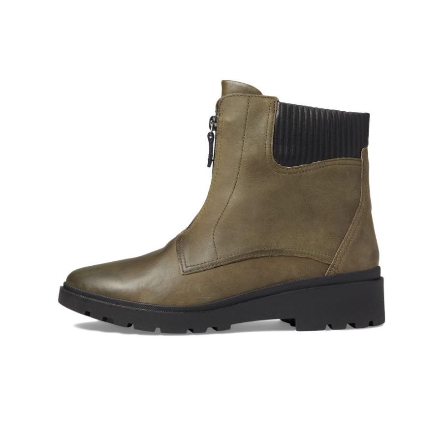 クラークス (Clarks) レディース ブーツ シューズ・靴 Calla Zip (Dark Olive Leather)｜import-garage｜04