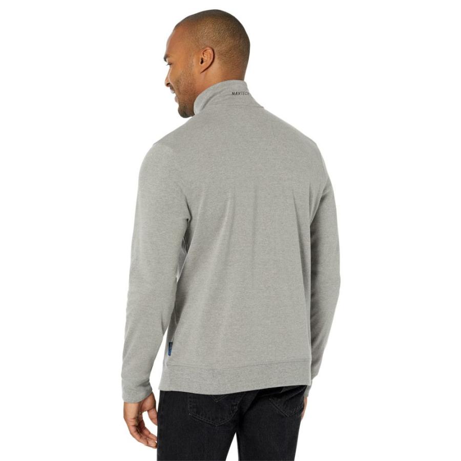 ノーティカ (Nautica) メンズ ニット・セーター トップス Navtech 1/4 Zip Sweater (Stone Grey Heather)｜import-garage｜02