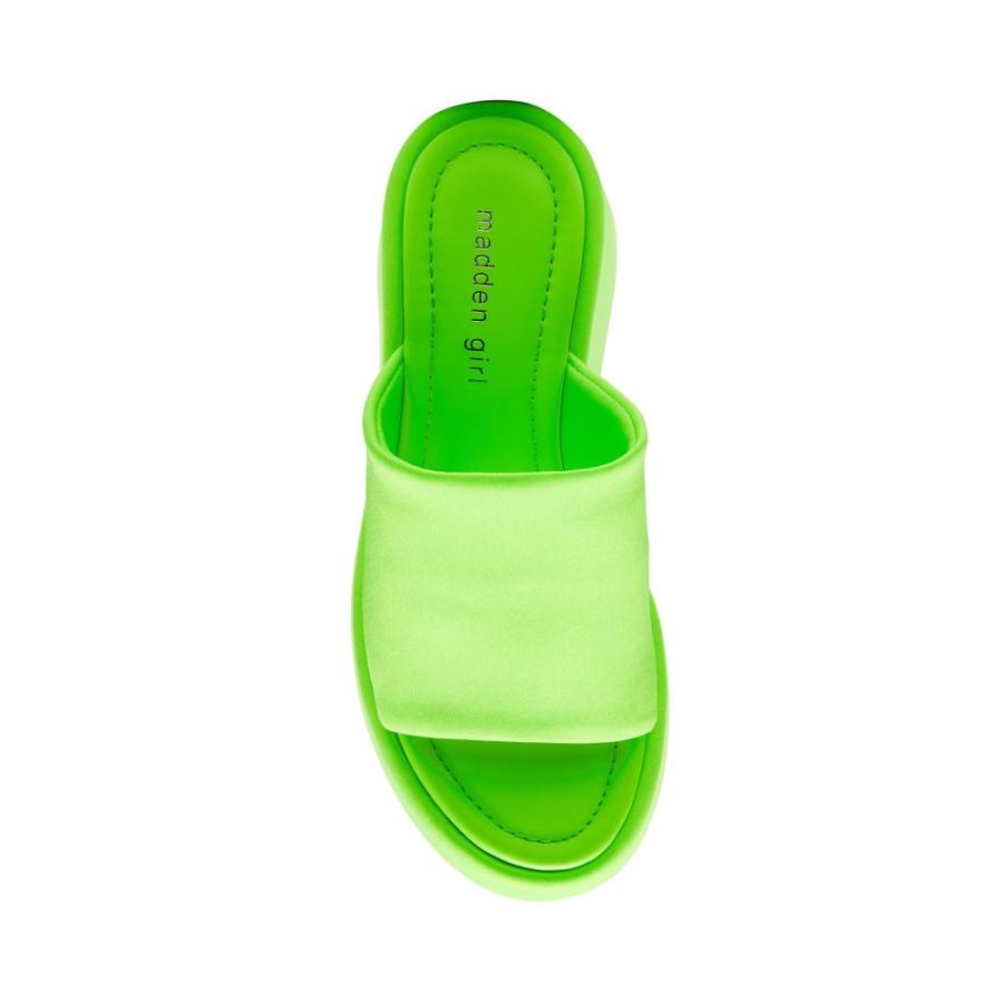 マッデン ガール (Madden Girl) レディース サンダル・ミュール シューズ・靴 Nicco (Lime) sh29857475