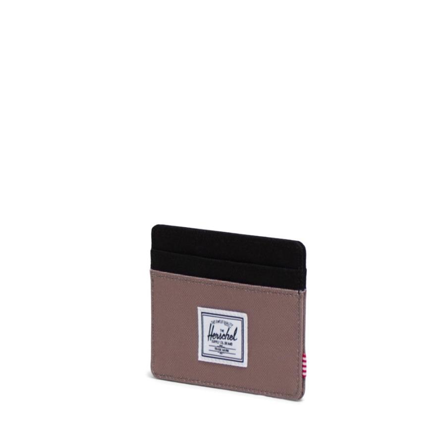 ハーシェル サプライ (Herschel Supply Co.) レディース カードケース・名刺入れ Charlie Cardholder (Taupe Gray/Black)｜import-garage｜03