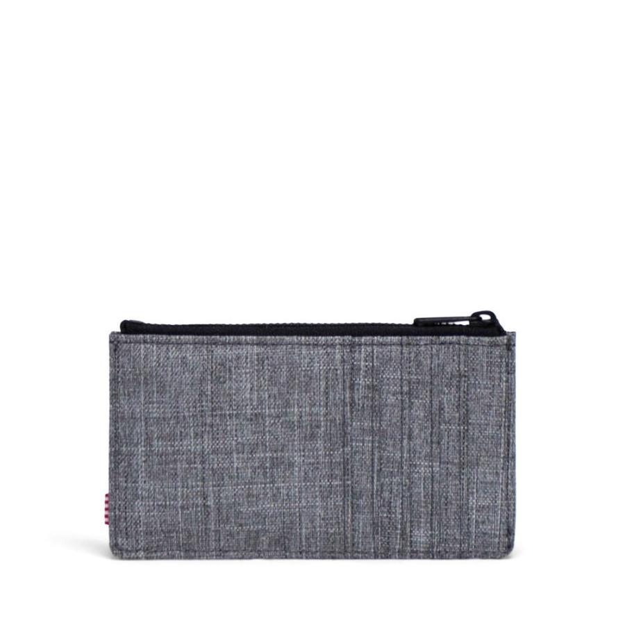 ハーシェル サプライ (Herschel Supply Co.) レディース カードケース・名刺入れ Oscar Large Cardholder (Raven Crosshatch)｜import-garage｜03