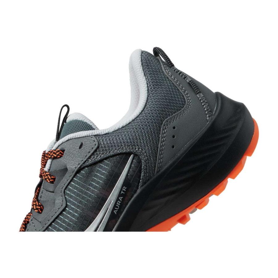 サッカニー (Saucony) メンズ ランニング・ウォーキング シューズ・靴 Aura Tr (Carbon/Orange)｜import-garage｜05