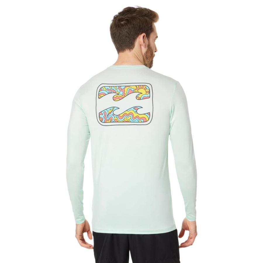 ビラボン (Billabong) メンズ ラッシュガード 水着・ビーチウェア Crayon Wave Loose Fit Long Sleeve Rashguard (Seaglass)｜import-garage｜02