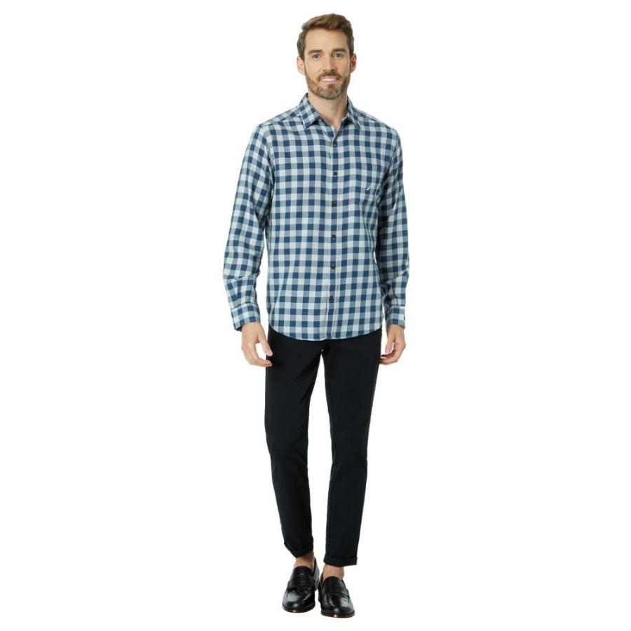 65%OFF送料無料 ノーティカ (Nautica) メンズ シャツ トップス Sustainably Crafted Plaid Shirt (High Rise)