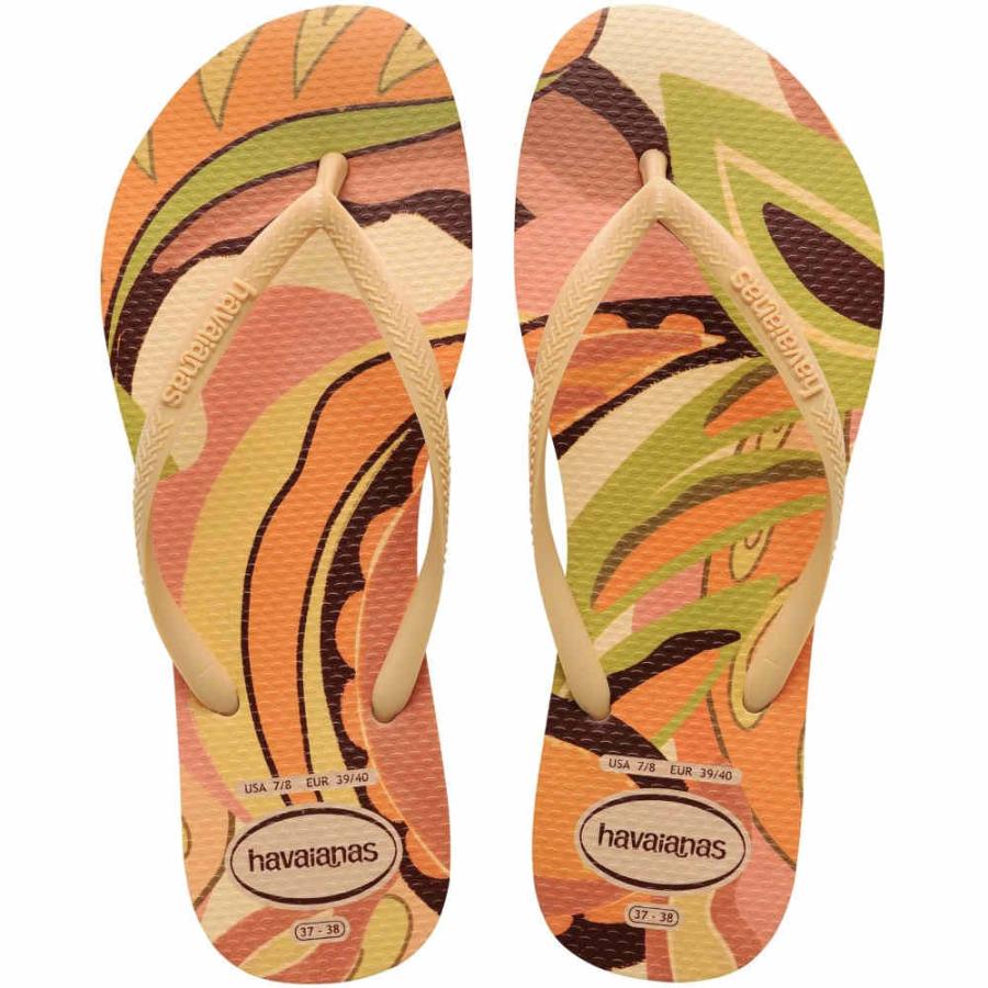 ハワイアナス (Havaianas) レディース ビーチサンダル シューズ・靴 Slim High Trend Sandals (Rose Gold)｜import-garage｜02