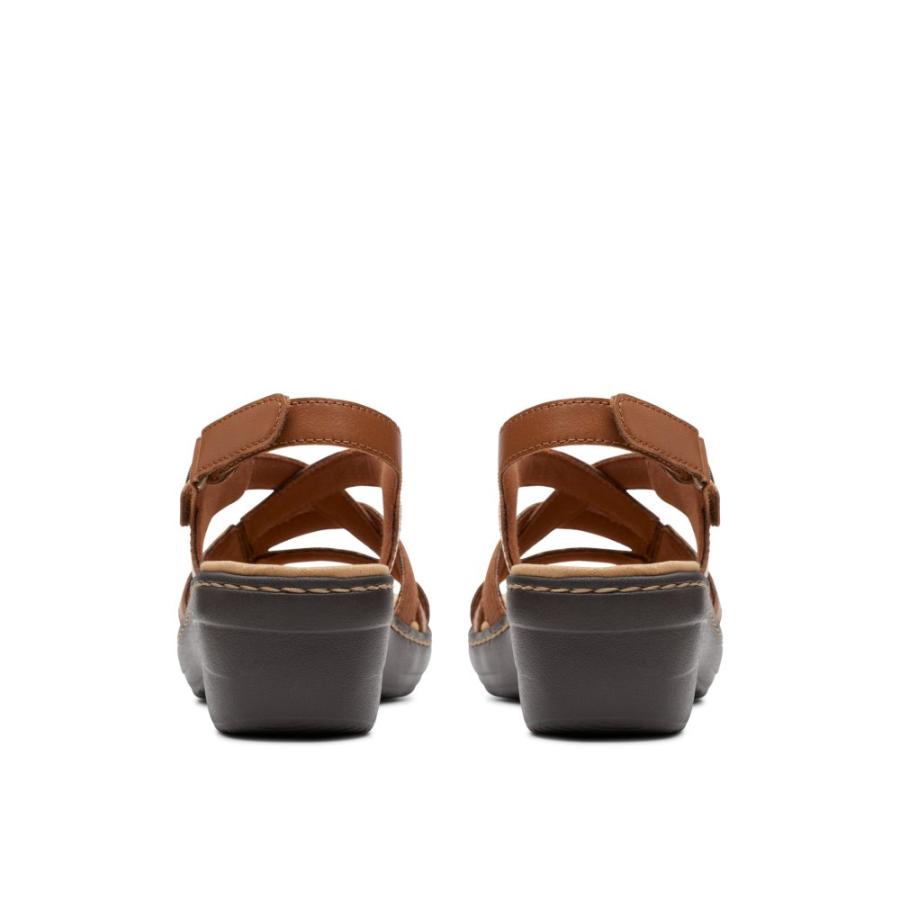 クラークス (Clarks) レディース サンダル・ミュール シューズ・靴 Merliah Bonita (Tan Leather)｜import-garage｜05