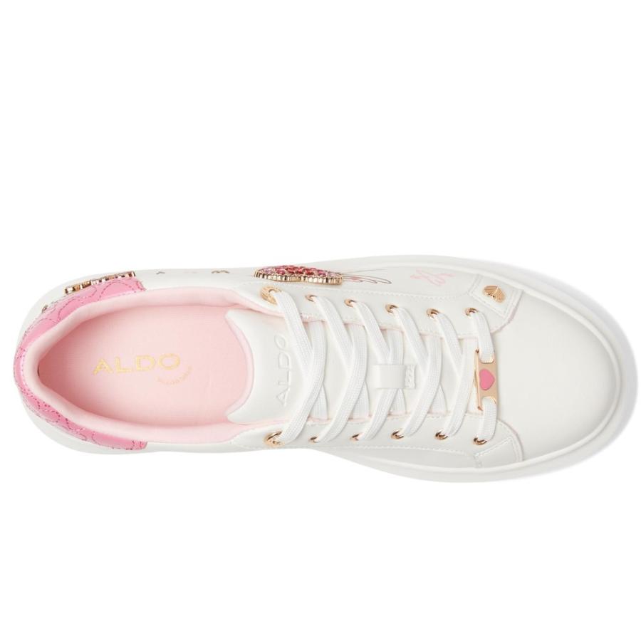 アルド (ALDO) レディース スニーカー シューズ・靴 Heart Step (White/Pink)｜import-garage｜02