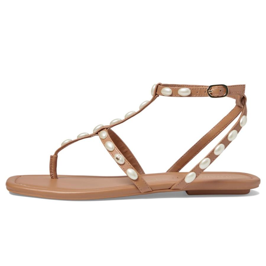 スチュアート ワイツマン (Stuart Weitzman) レディース サンダル・ミュール シューズ・靴 Pearlita Flat Sandal (Tan)｜import-garage｜04