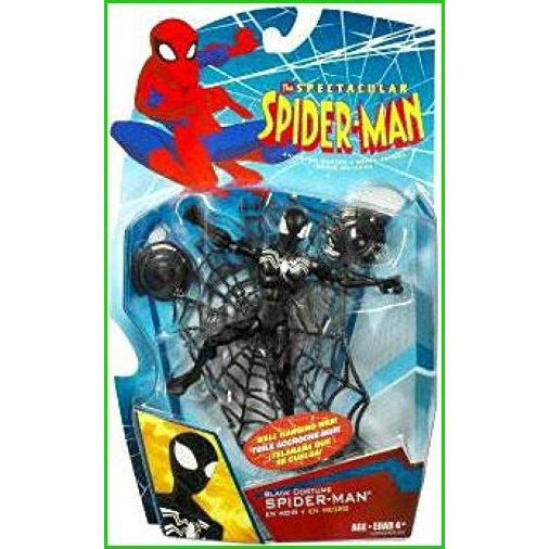 楽天市場 スパイダーマン Spectacular Spider Man Animated Action Figure Black Spider Man Includes Wall 送料無料 超人気の Www Artrwanda Com