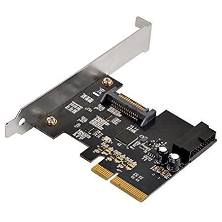 2021春の新作 SilverStone Technology USB 3.1 Gen2 PCIe Card with Internal 19pin Connector その他PCパーツ