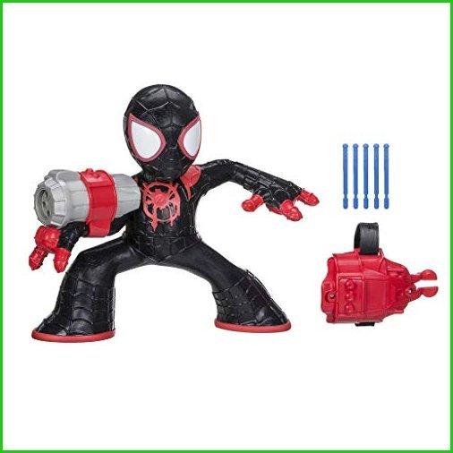 人気ブランドを スパイダーマン Spider Man Into The Spider Verse Shockstrike Mile Morales Super Hero Electronic Action Figure Toy 送料無料 送料無料 Duny Us