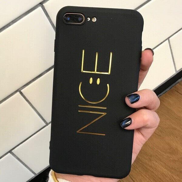 Iphone ケース 韓国 流行り ペア Iphonexs Iphone11 Iphonexr スマホ 携帯 ケース カバー キャラクター ゴールド 高級感 スマイル Nice ナイス Smiley Ysc005 Iphone14スマホケース韓国カバーのik 通販 Yahoo ショッピング