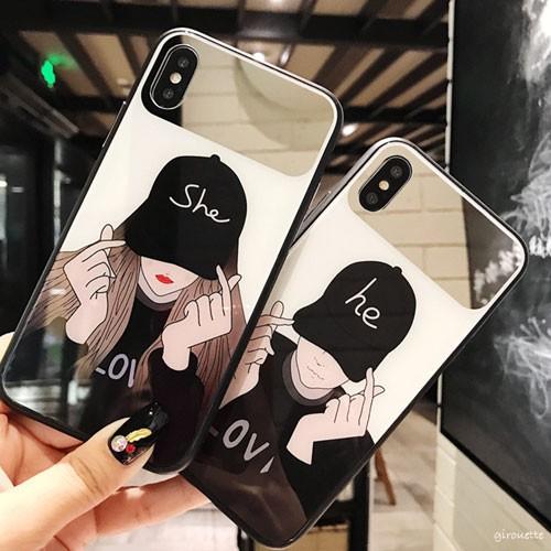 Iphone7 ケース Iphone8 スマホ ケース 携帯 カバー ペア お揃い カップル Iphone Se 11 Xr Xs Max He She 彼 彼女 Ysc167 Iphone14スマホケース韓国カバーのik 通販 Yahoo ショッピング