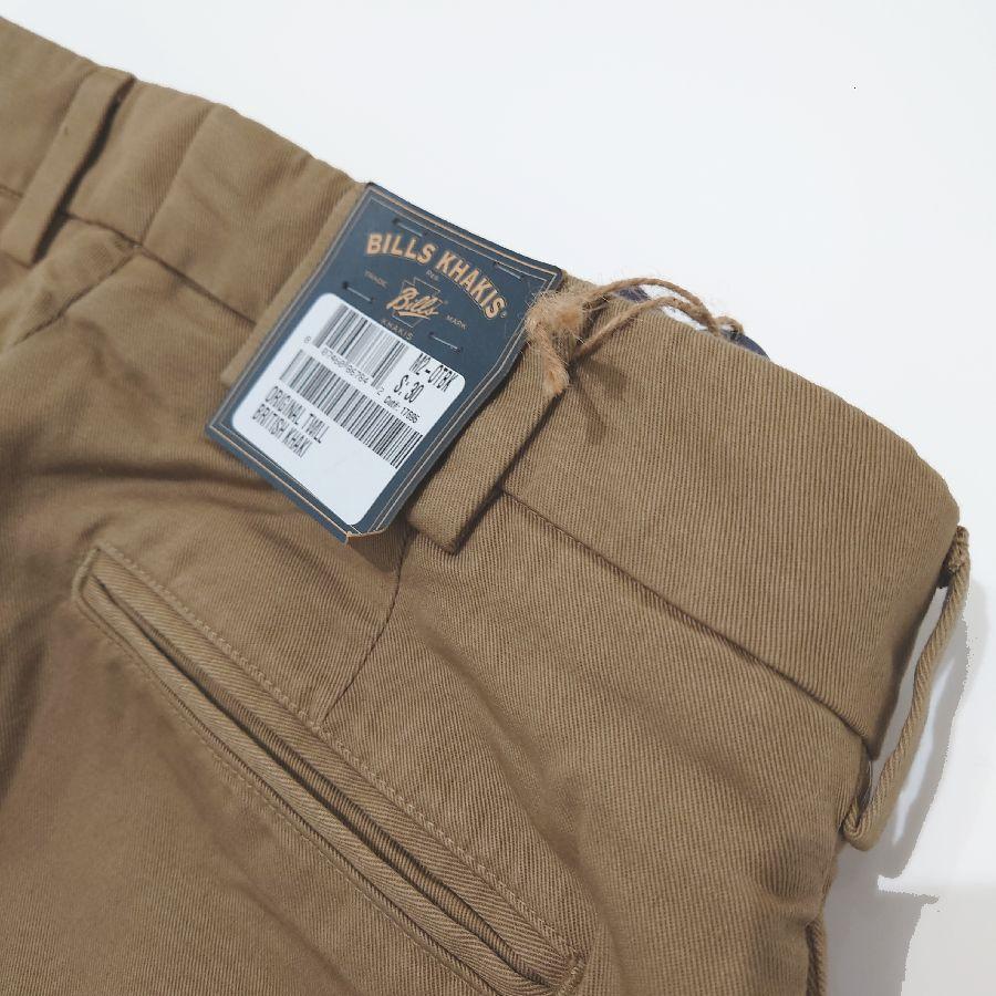 ビルズカーキ（Bills Khakis) M2 CHINO PANTS(チノパンツ）ノータック British Khaki（ブリティッシュ