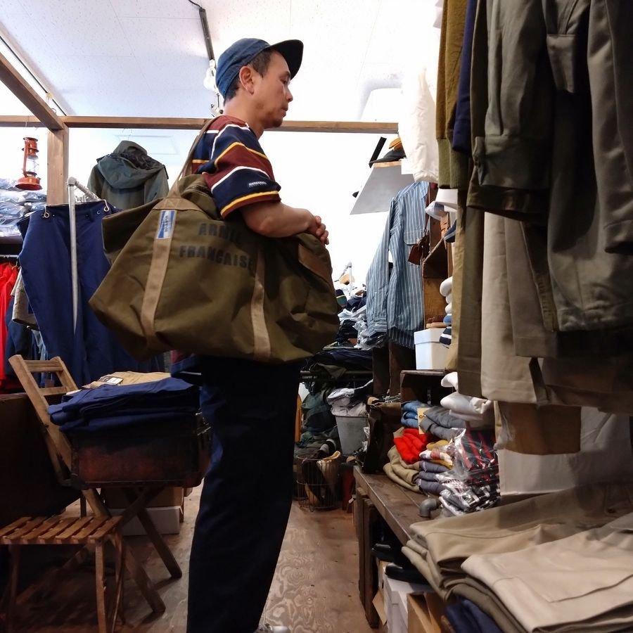 【国産】 DEADSTOCK FRANCE AIR FORCE PARATROOPER BAG（ デッドストック フランス エアーフォース パラシュートバッグ 4） 【W2552309404】(13090円)