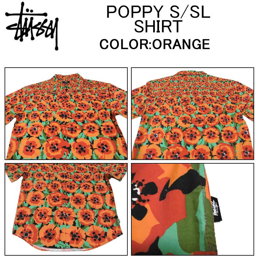 ステューシー 半袖シャツ STUSSY POPPY S/SL SHIRT オープンカラーシャツ・アロハシャツ・ショートスリーブシャツ・トップス・メンズ(男性用)｜import-shop-bills｜03