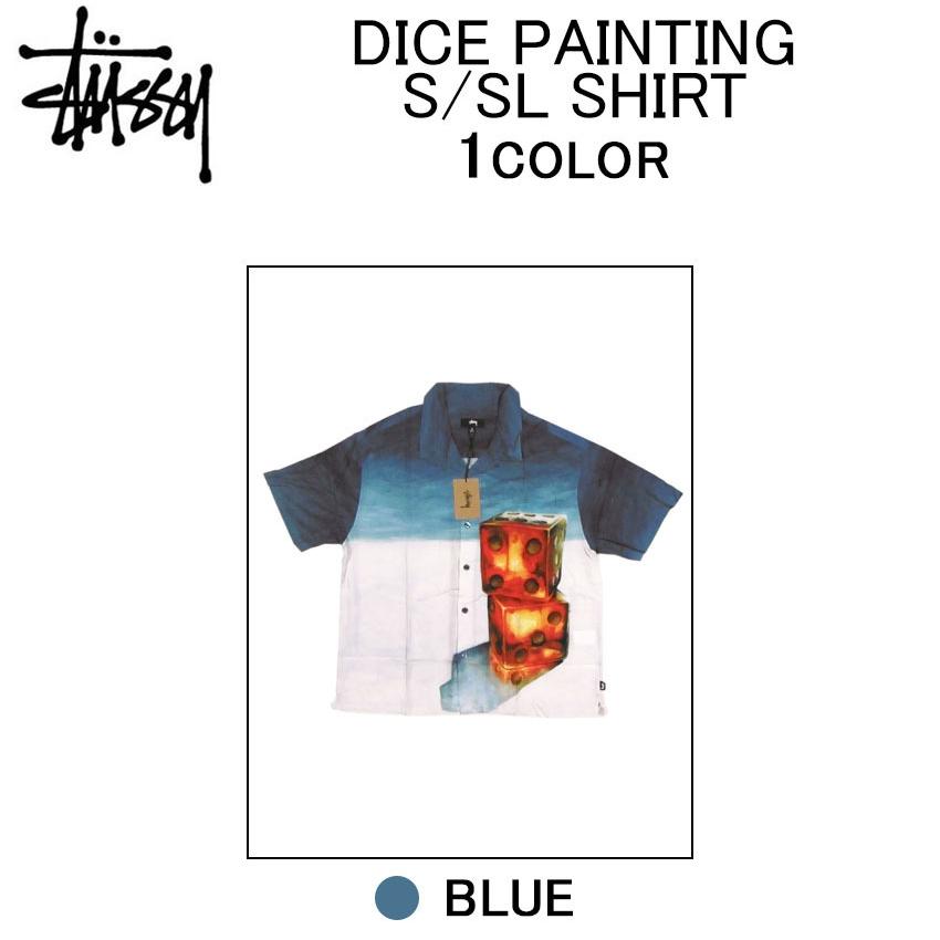 ステューシー 半袖シャツ STUSSY DICE PAINTING S/SL SHIRT オープンカラーシャツ・アロハシャツ・ショートスリーブシャツ・トップス・メンズ(男性用)｜import-shop-bills｜02