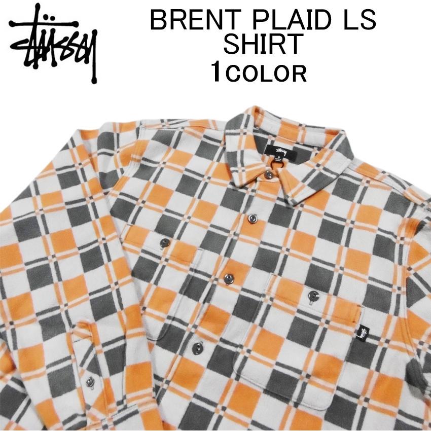 STUSSY（ステューシー） 長袖シャツジャケット STUSSY BRENT PLAID LS