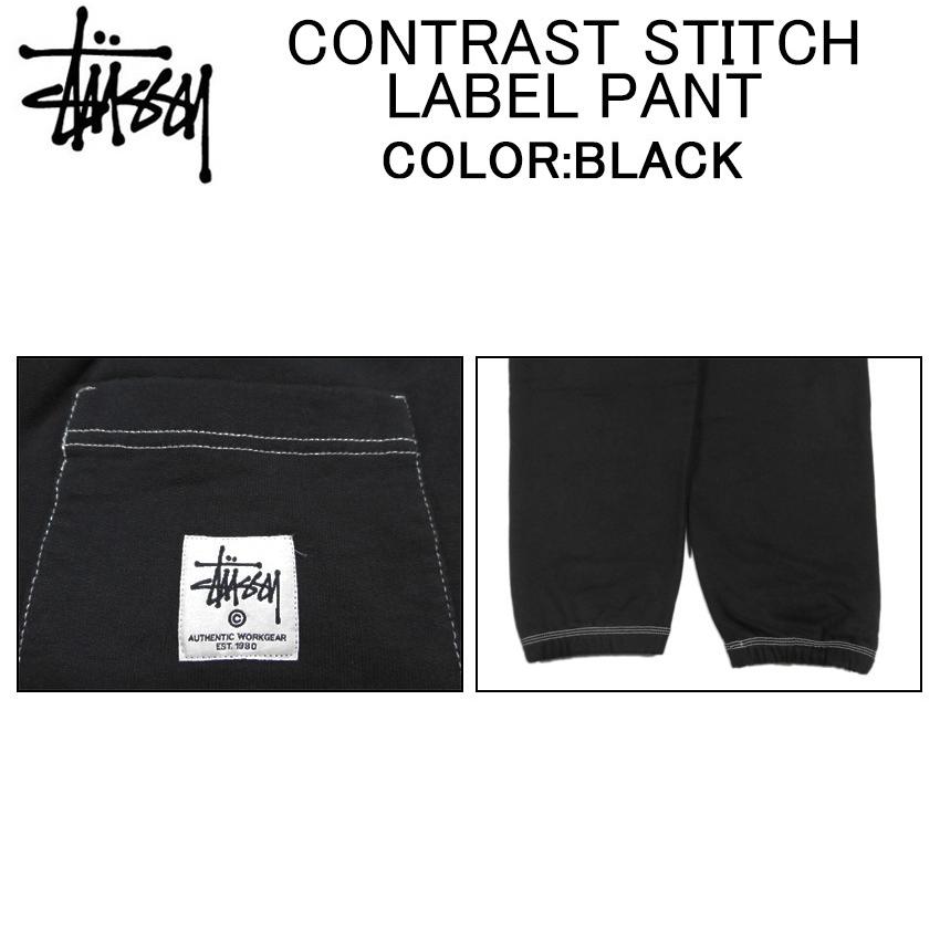 STUSSY ステューシー ズボン・パンツ CONTRAST STITCH LABEL PANT 